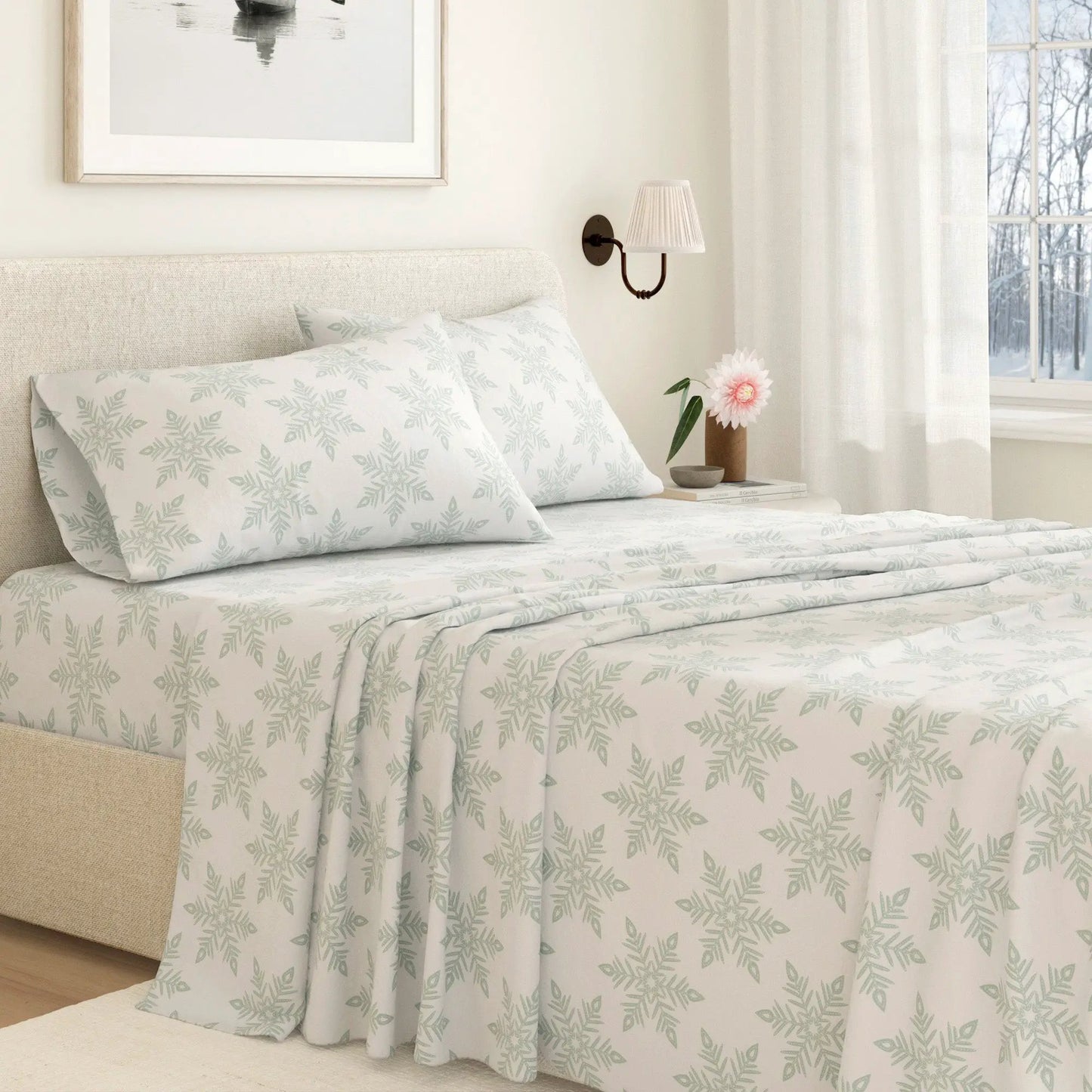 Turkish Cotton Flannel Sheet - Belle Collection from PriceLows™