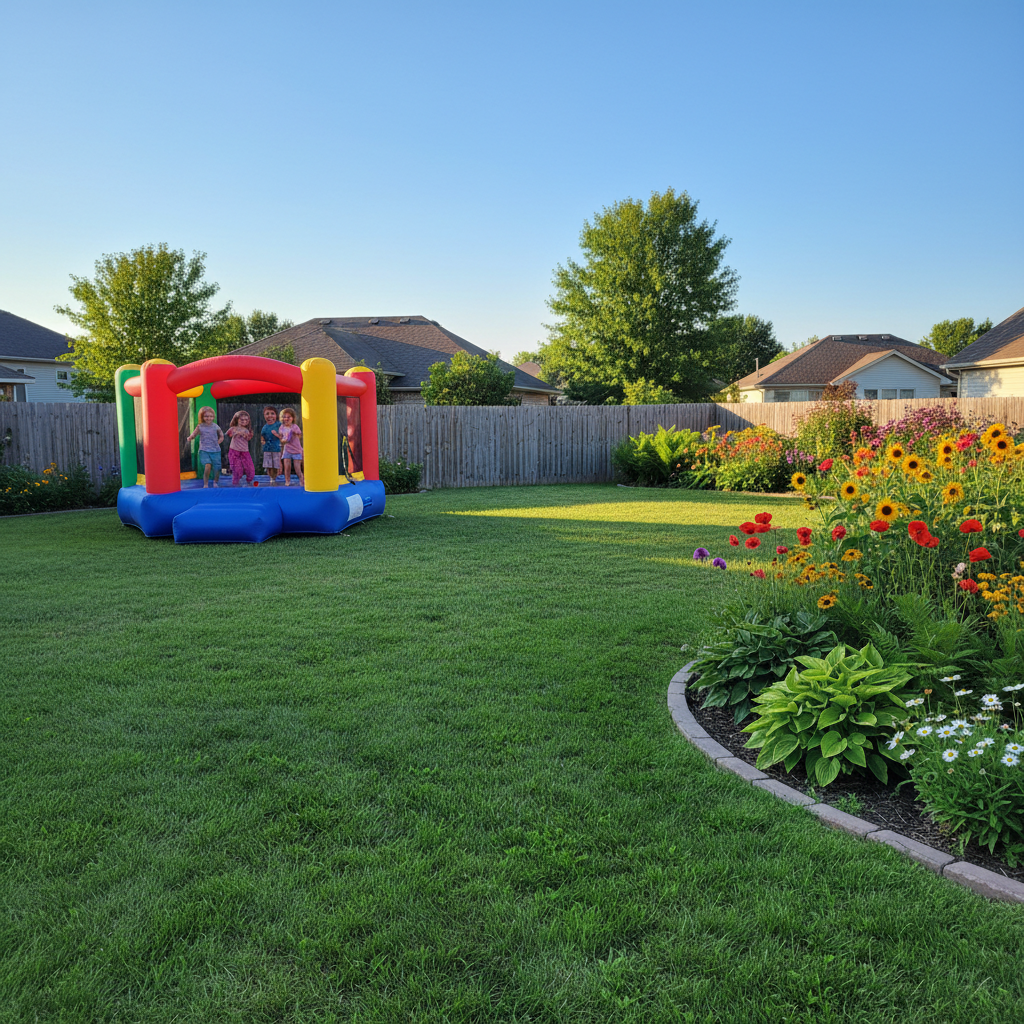 Yard Collection Card - Realistic Backyard