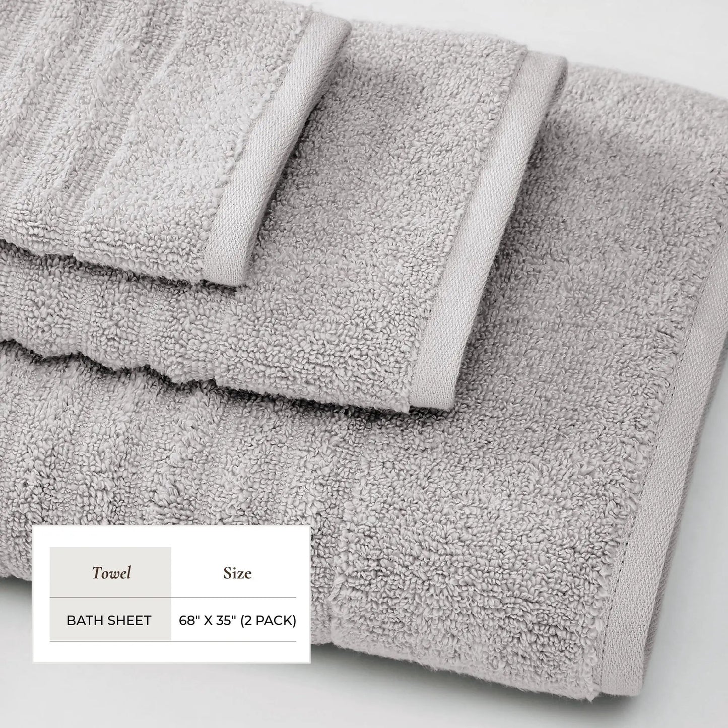 Luxury Combed Cotton Bath Towel Set - Karina Collection from PriceLows™