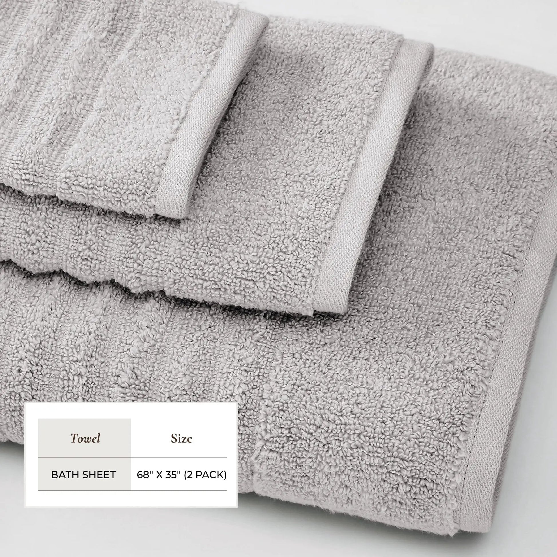 Luxury Combed Cotton Bath Towel Set - Karina Collection from PriceLows™