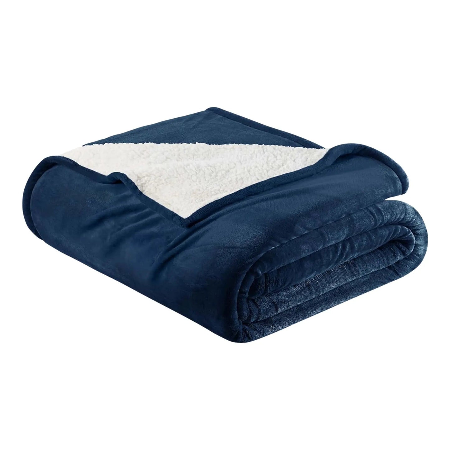 Velvet Plush Sherpa Bed Blanket - Sherpa Fleece Collection from PriceLows™
