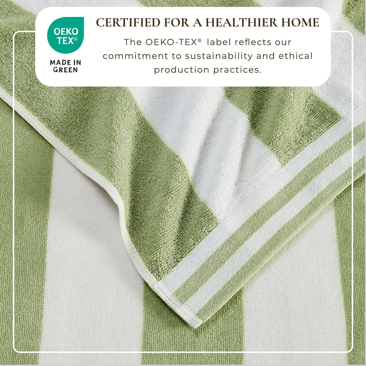 Striped Cabana Beach Towel - Edgartown Collection from PriceLows™