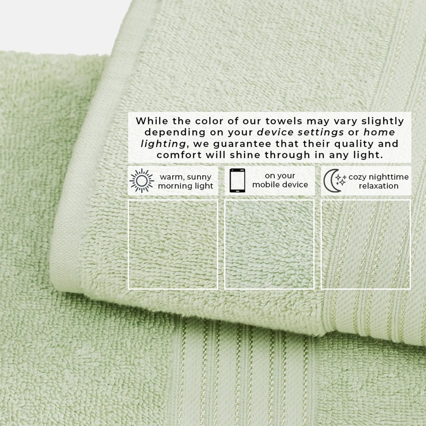 Cotton Terry Bath Towel Set - Cooper Collection from PriceLows™