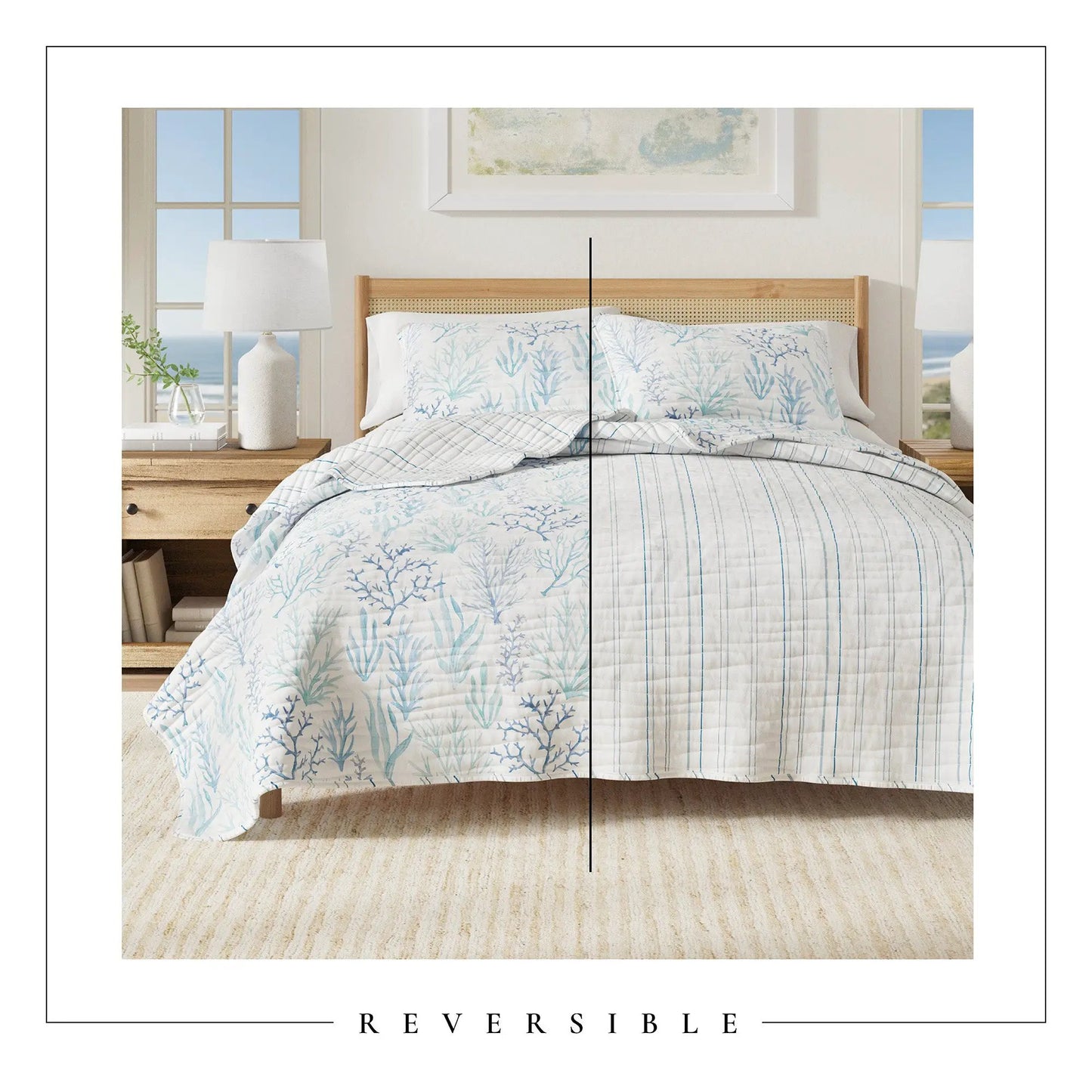 Blue Coral Quilt - Amelia Island from PriceLows™