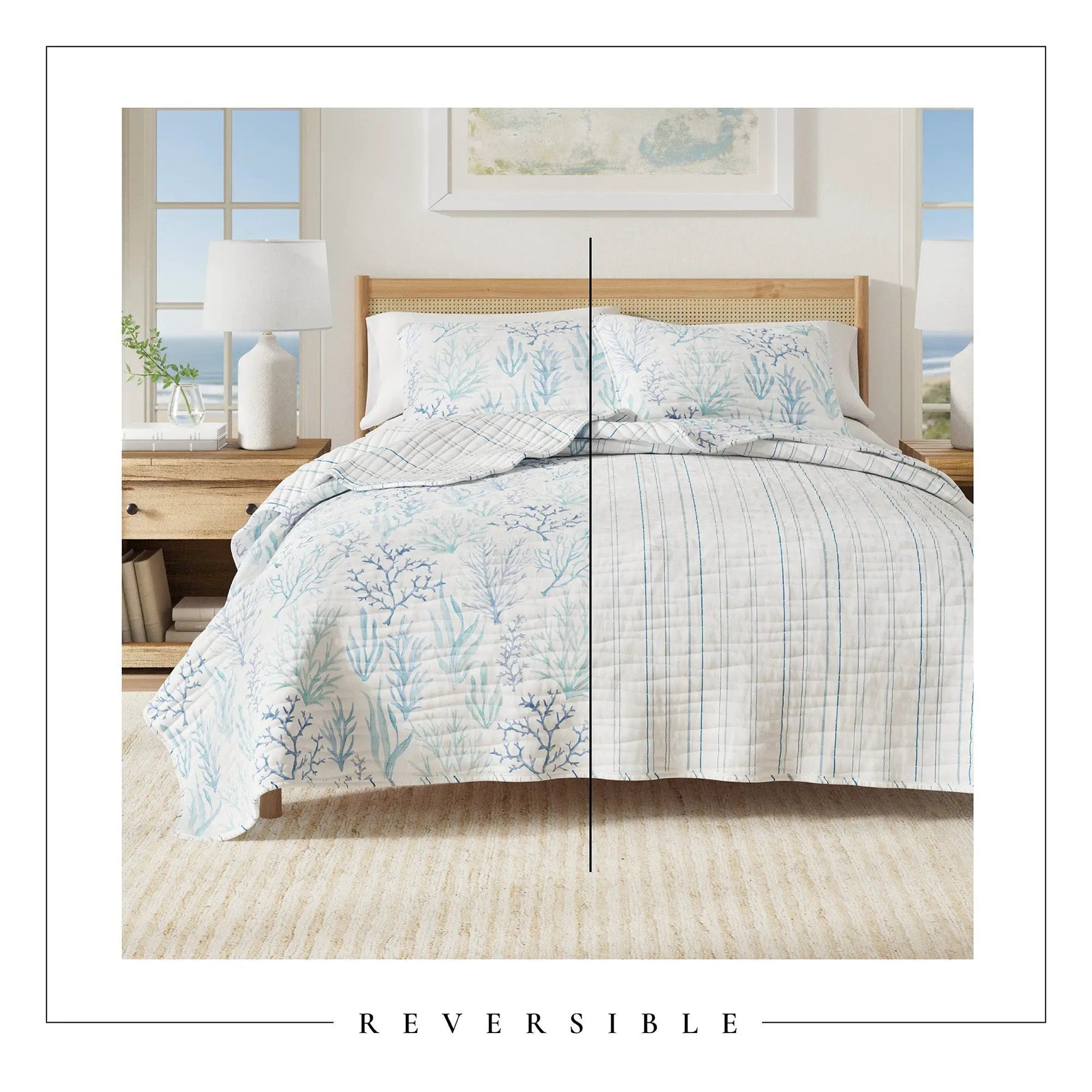 Blue Coral Quilt - Amelia Island from PriceLows™