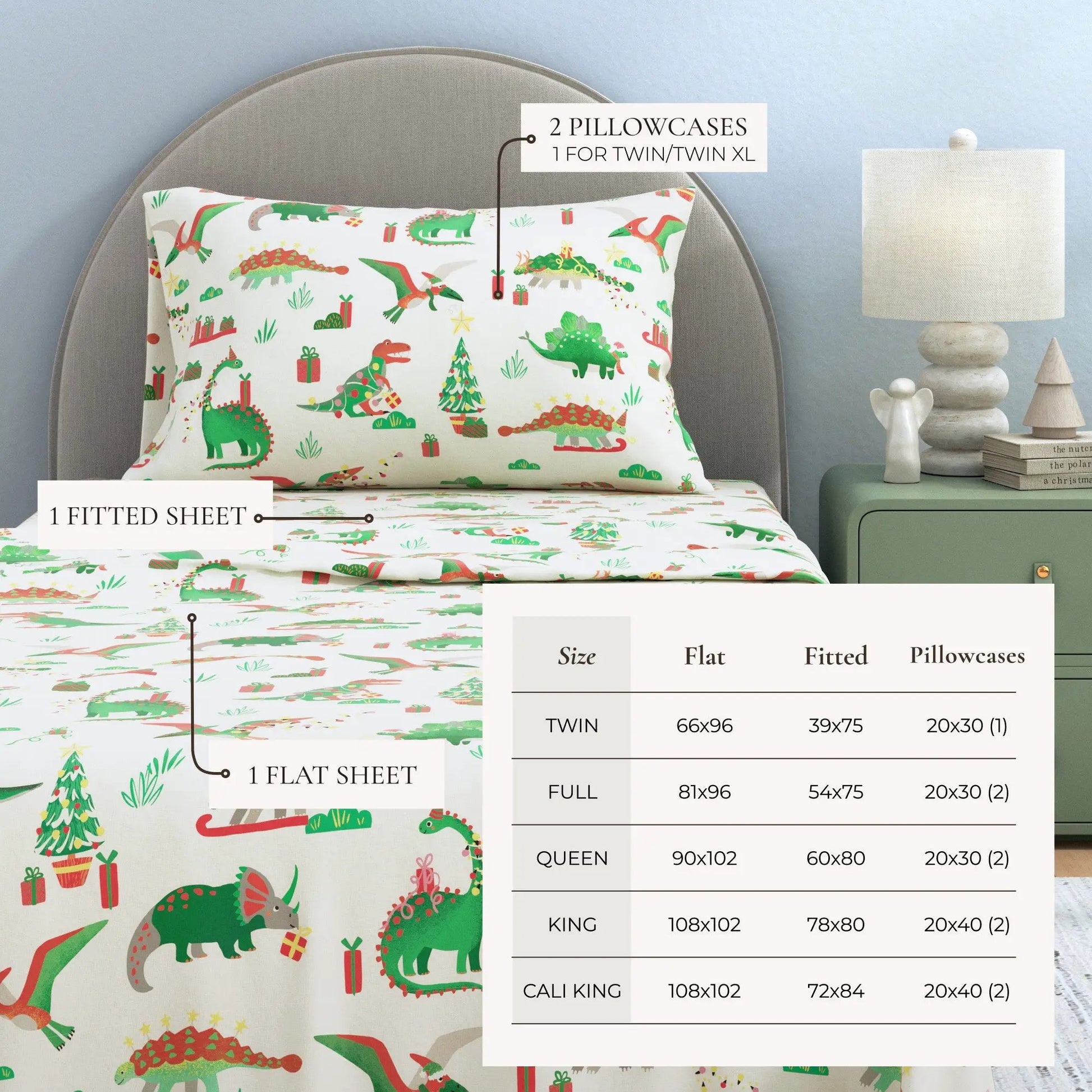 Turkish Cotton Christmas Flannel Sheet - Whittaker Collection from PriceLows™