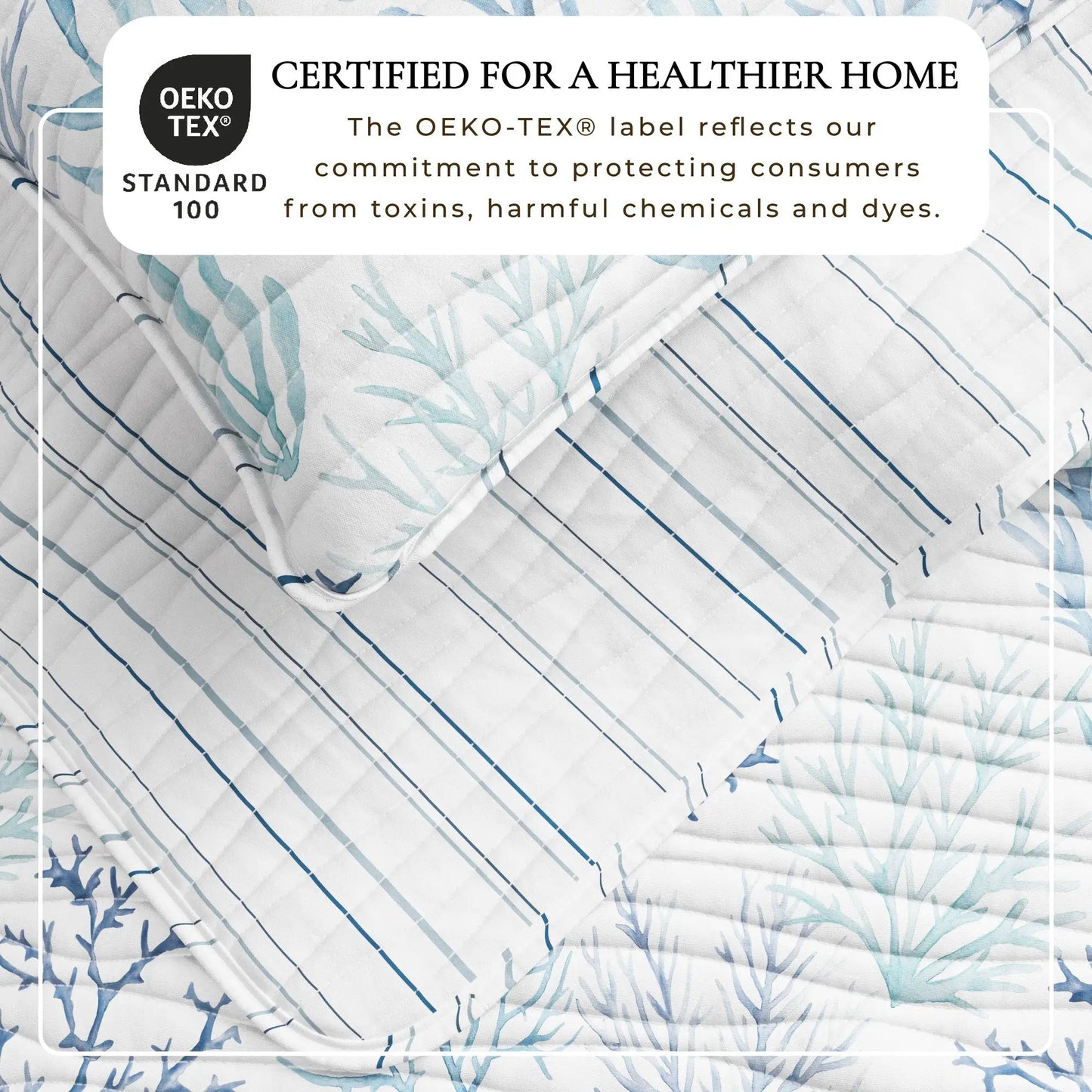 Blue Coral Quilt - Amelia Island from PriceLows™