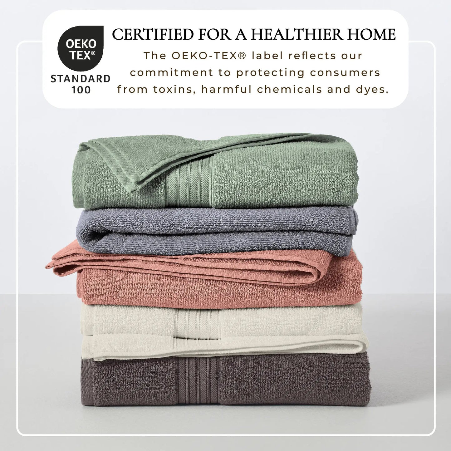 Cotton Terry Bath Towel Set - Cooper Collection from PriceLows™