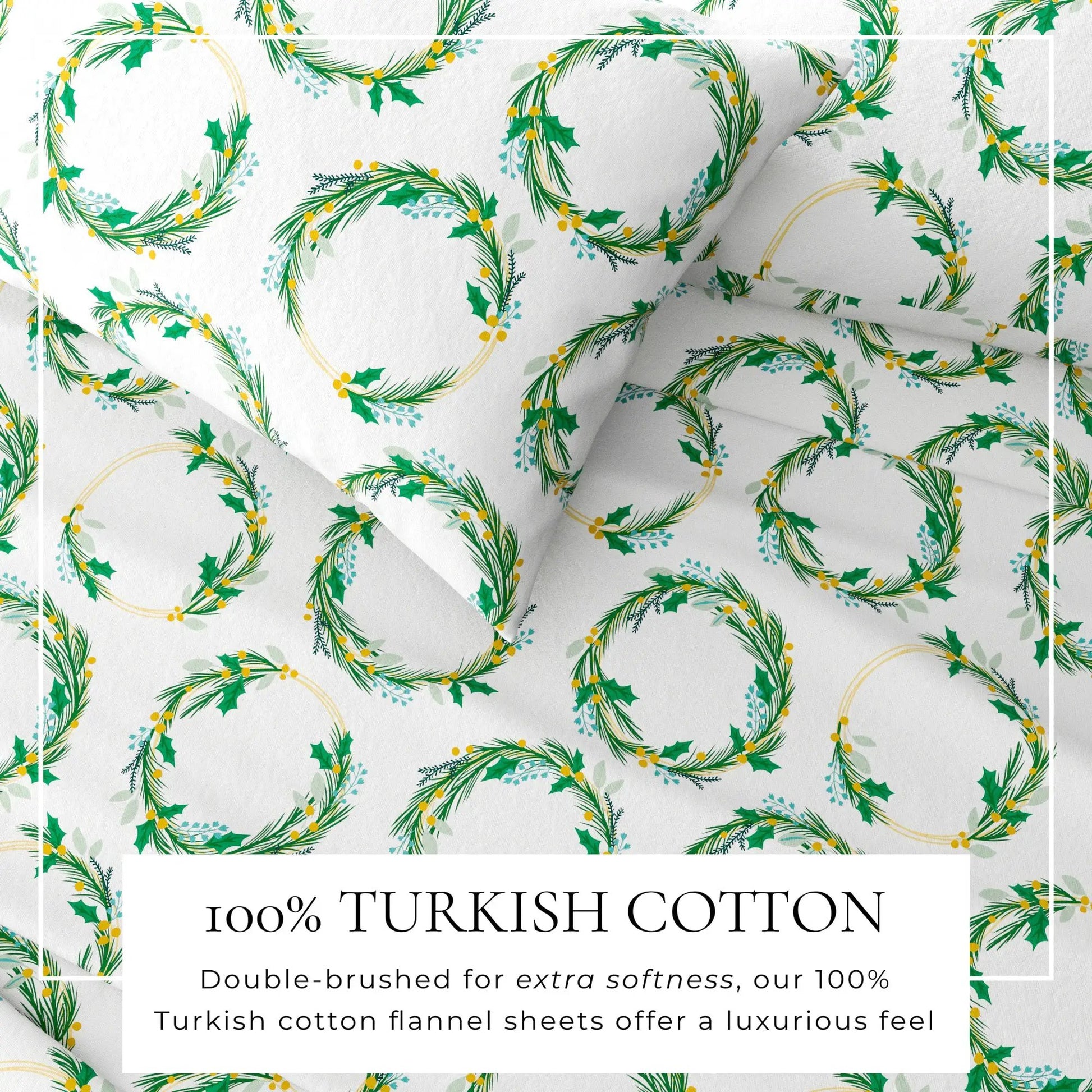 Turkish Cotton Flannel Sheet - Lakeview Collection from PriceLows™
