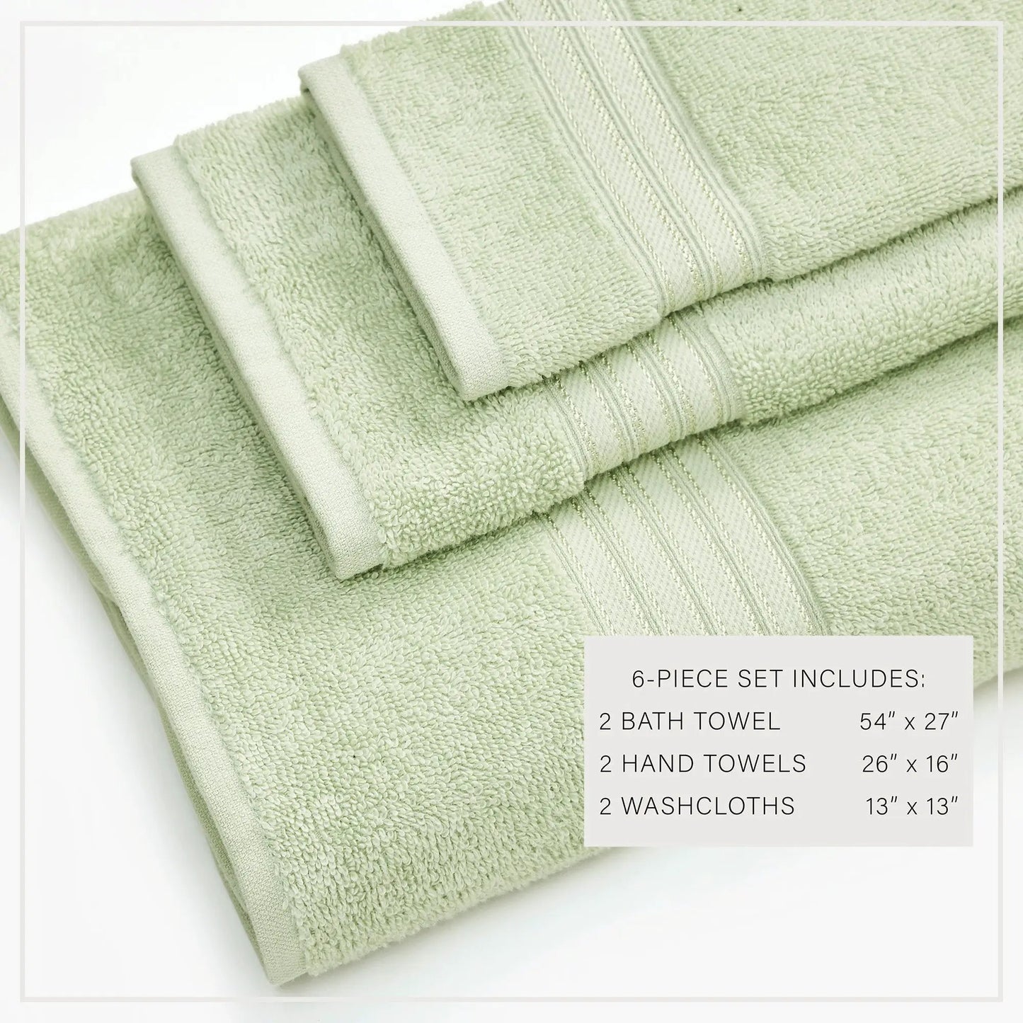 Cotton Terry Bath Towel Set - Cooper Collection from PriceLows™