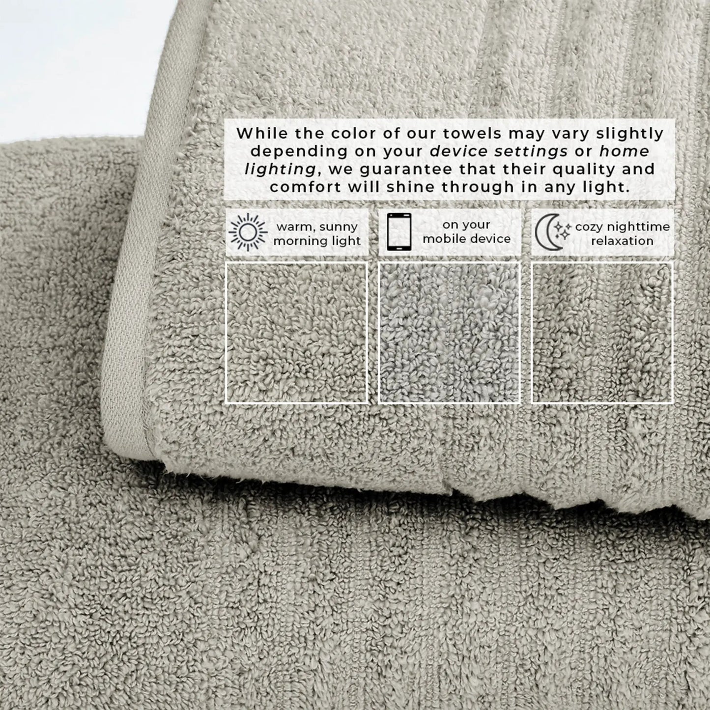 Luxury Combed Cotton Bath Towel Set - Karina Collection from PriceLows™