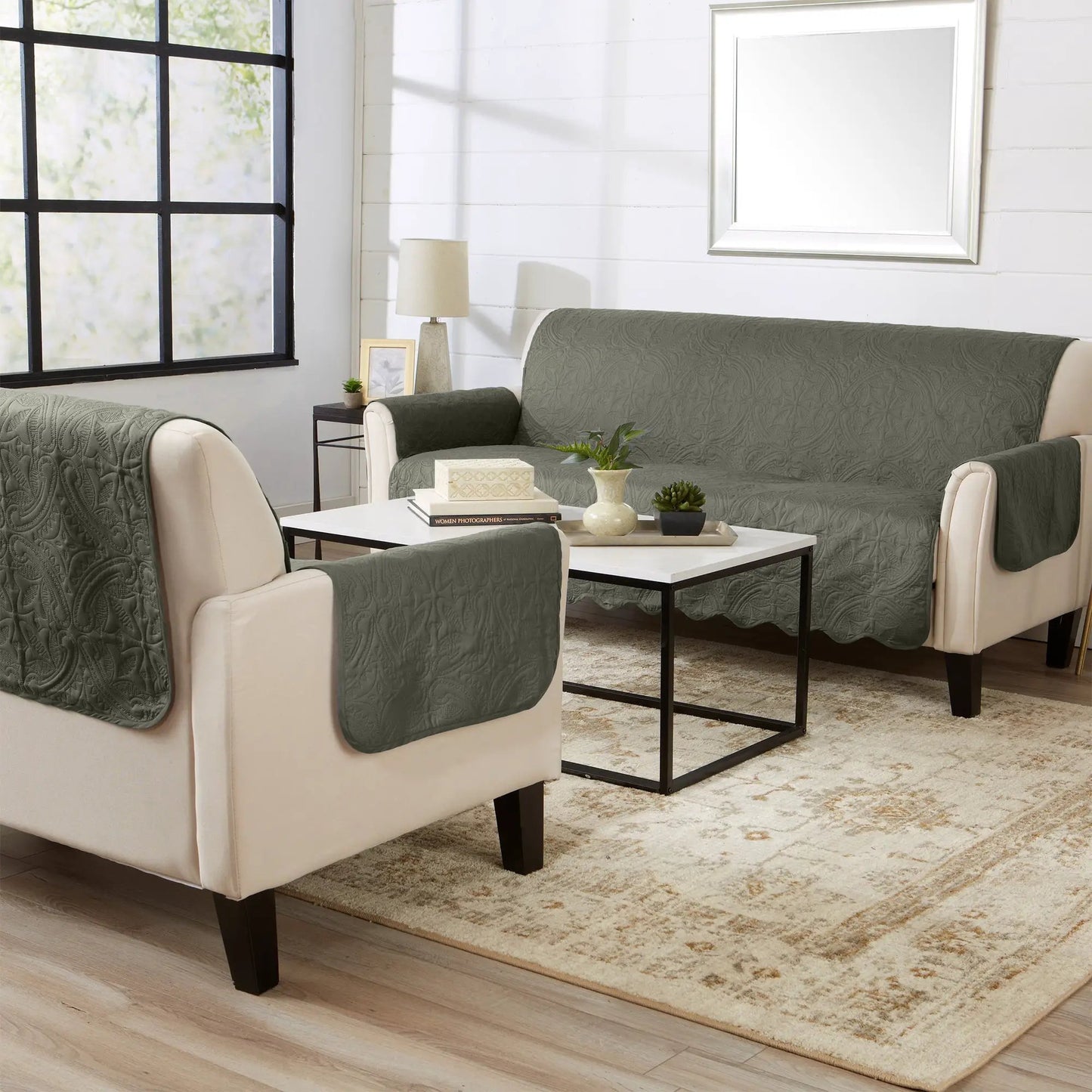 Medallion Solid Furniture Protector - Elenor Collection from PriceLows™