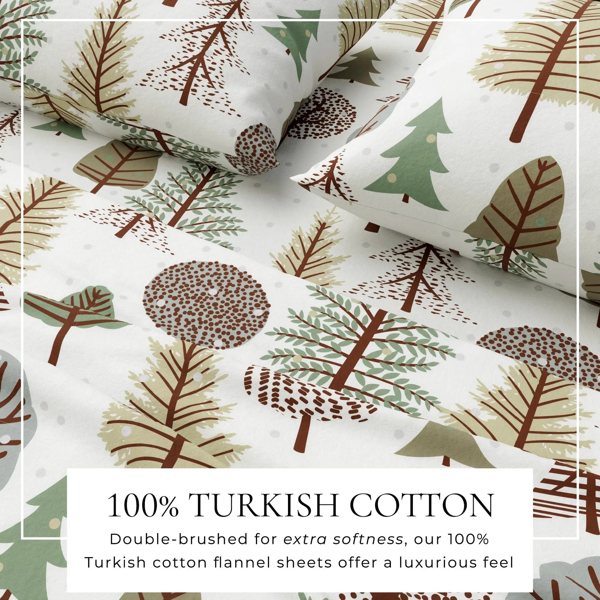 Turkish Cotton Flannel Sheet - Stratton Collection from PriceLows™