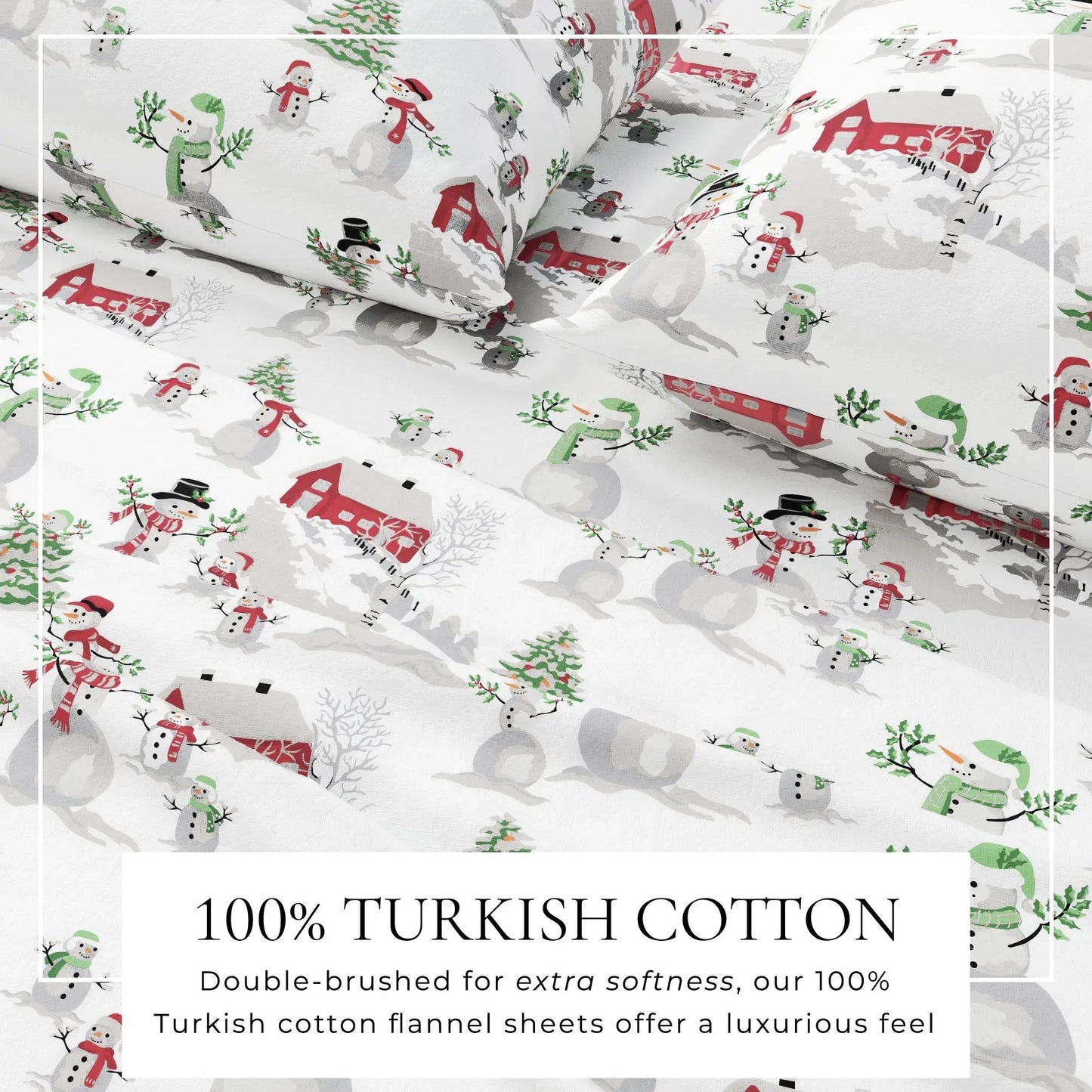 Turkish Cotton Flannel Sheet - Stratton Collection from PriceLows™