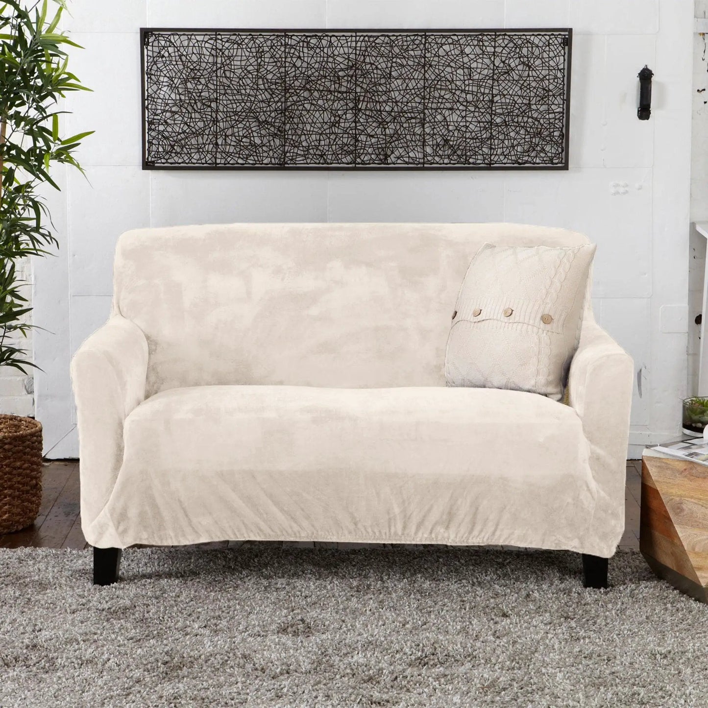 Velvet Stretch Slipcover - Gale Collection from PriceLows™