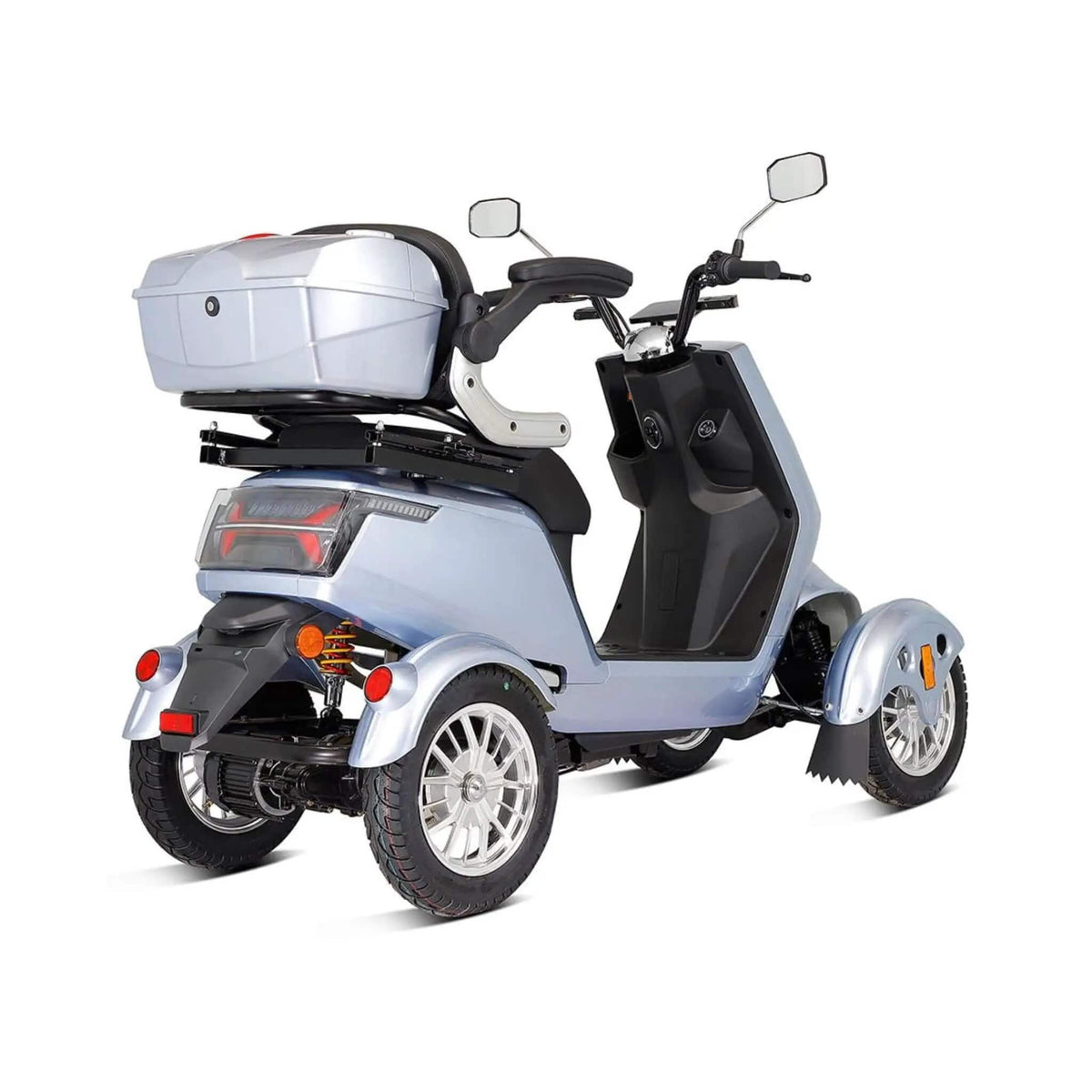 Zvg Heavy-Duty 1000W 60V/20AH 330LBS Four-Wheel All-Terrain Travel Mobility Scooter | 330 lb | 60 Volt | Home